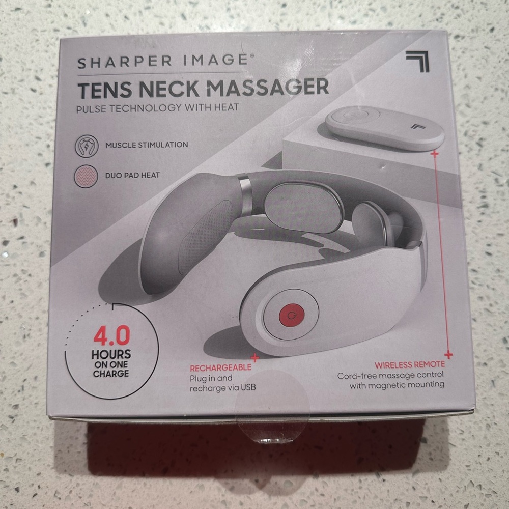 Sharper image tens neck massager